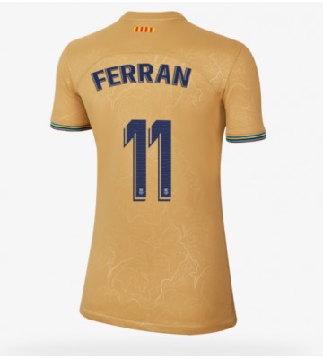 Barcelona Ferran Torres #11 Bortedrakt Kvinner 2022-23 Kortermet